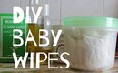 DIY | Baby wipes || Lingettes démaquillantes