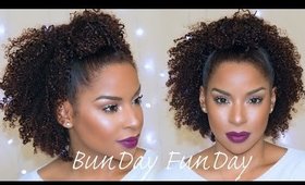 Bun Day FunDay! | The Top Knot Half Up Style | Beauty By Lee's Natural Hair