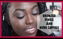 Bronzed Pink and Nudes Makeup Tutorial - Darker Skin