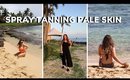 WHAT TO EXPECT WITH AN ORGANIC SPRAY TAN ✨ MY FIRST SPRAY TAN, PALE SKIN SPRAY TAN PREP & CARE TIPS