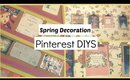Pinterest Inspired Spring Decorations | Wall Decor DIYS