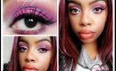 Makeup Look: Pink, Purple and Orange ft. ud electric palette