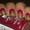 Solar Flare Christmas Nails