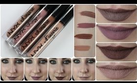 NYX Lip Lingerie Review, Swatches & Time Test 💋