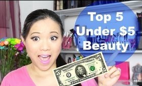 Top 5 Under $5 Beauty with BargainPrincess