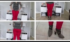 Plus Size OOTN ~ Black, White, & Red