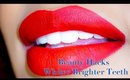 5 Beauty Hacks For Whiter Brighter Teeth | BeautyByLee