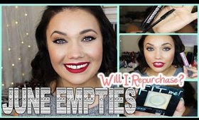 June Empties + The Grudge is In My Apartment Help Me | thatgirlshaexo