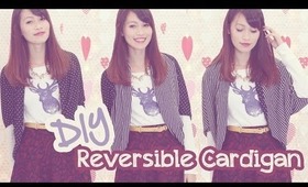 ☂ DIY: Simple Reversible Cardigan