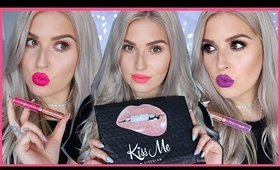 3 IN 1 MAKEUP TUTORIAL 💕🗯 Unboxing & Lip Swatches 💄 LIVEGLAM KISSME