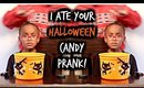 I Ate Your Halloween Candy - Jimmy Kimmel Prank!  | Kym Yvonne