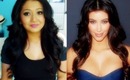 Kim Kardashian Inspired Voluminous Curls