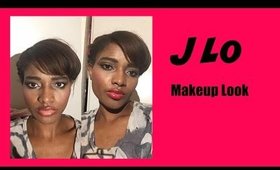 JLO makeup using Jordana cosmetics
