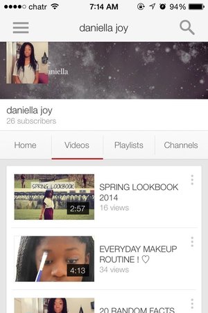My YouTube is Daniella Joy. Please sub
