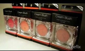 E.L.F. Studio Cream Blush Swatches and Review