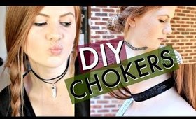 DIY CHOKERS! 3 EASY STYLES || Kristen Kelley