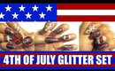 4TH OF JULY GLITTER SET