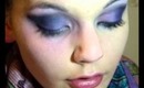 spoiled rich makeup tutorial dramatic purple smokey eye MAC