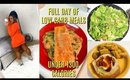 WHAT I EAT IN A DAY | FULL DAY OF EATING LOW CARB | UNDER 1300 CALORIES