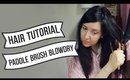 HAIR | Paddle brush blowdry | Queen Lila