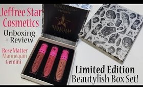 Jeffree Star Limited Editon Box Set Unboxing + Lip Swatches!