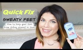 How to | Stop Foot Sweat