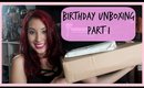 Birthday Book Unboxing Part 1 + Bloopers! | Book Haul #6