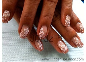 FOR DETAILS CLICK BELOW:
http://fingertipfancy.com/3d-white-pointed-flowers