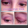 purple eye look👀