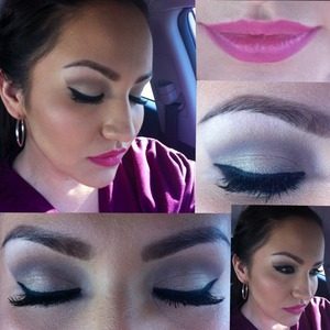 My makeup look for the day. Using naked 2 my fave palette!! 