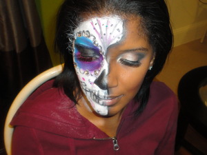 day of the dead sugar skull for halloween
