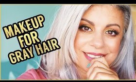 New Year's Eve Makeup Tutorial for Gray Hair 2020