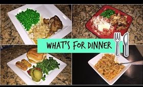 WHAT'S FOR DINNER | 5 HEALTHY & QUICK DINNER IDEAS