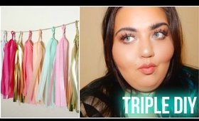 MAKING PAPER TASSELS | TRIPLE DIY