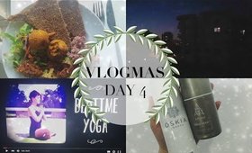 Vlogmas Day 4: Late Night Yoga | JessicaBeautician