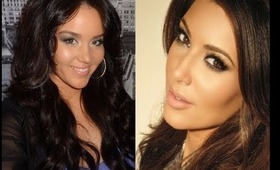 Kim Kardashian Inspired Hair and Makeup Tutorial