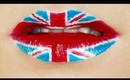 Jessie J inspired Union Jack Lips Tutorial
