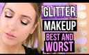 GLITTER MAKEUP for New Years: TESTED || What Worked & What DIDN'T