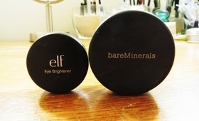 Splurge or Save? bareMinerals Well Rested vs elf Eye Brightener