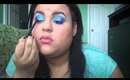 New Years Eve Makeup Tutorial! (bright blue & Turquoise glitter)