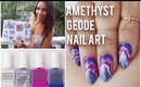 Amethyst Geode Nails | Music Festival Inspiration