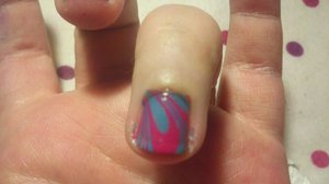 1st attempt at water marble. 