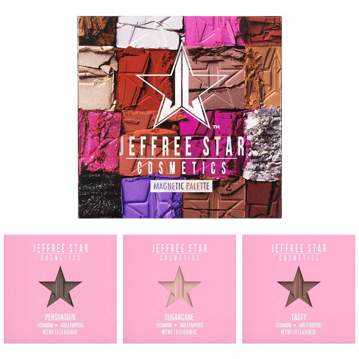 Jeffree Star Cosmetics Artistry 9-Pan Queen Bundle alternative view 1 - product swatch.