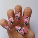 Roses and Music nails