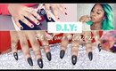 How to Make Press On  Nails Last For WEEKS! | 10 Min Celebrity Manicure At Home - Ejiubis Nails