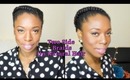 Natural hair Protective Style- 2 Side Braids
