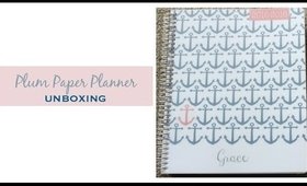 Plum Papper Planner Unboxing | Grace Go