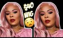 CHEAP AMAZON WIG INSTALL | K'ryssma Pink Orange Lace Front Wig