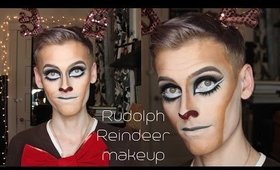 Rudolph Rednosed Reindeer Makeup Tutorial