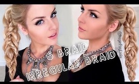 6 Braid Irregular Braid ~ Hair Tutorial